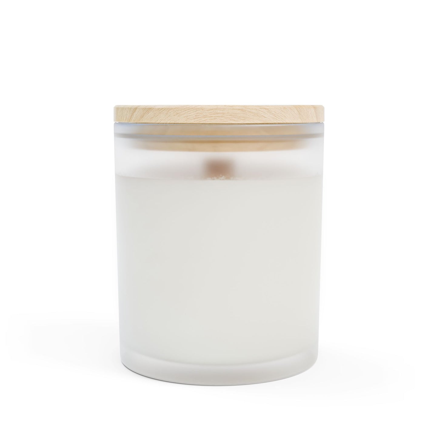 Affirmations "True Beauty Is Peace" -  Frosted Glass Candle - 11oz
