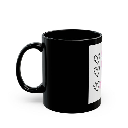 Pretty Paid Heart Mug (11oz)