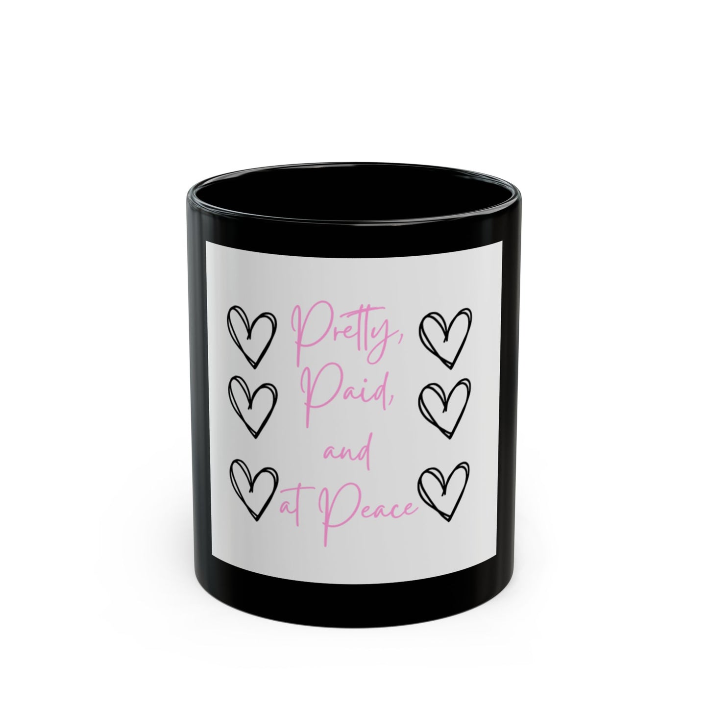 Pretty Paid Heart Mug (11oz)