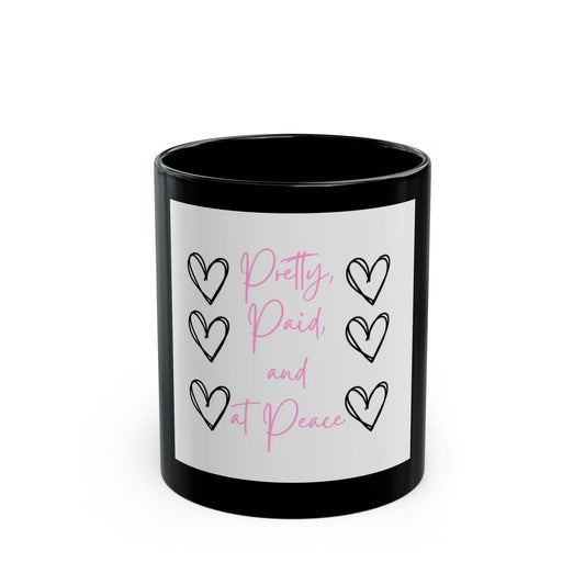 Pretty Paid Heart Mug (11oz)
