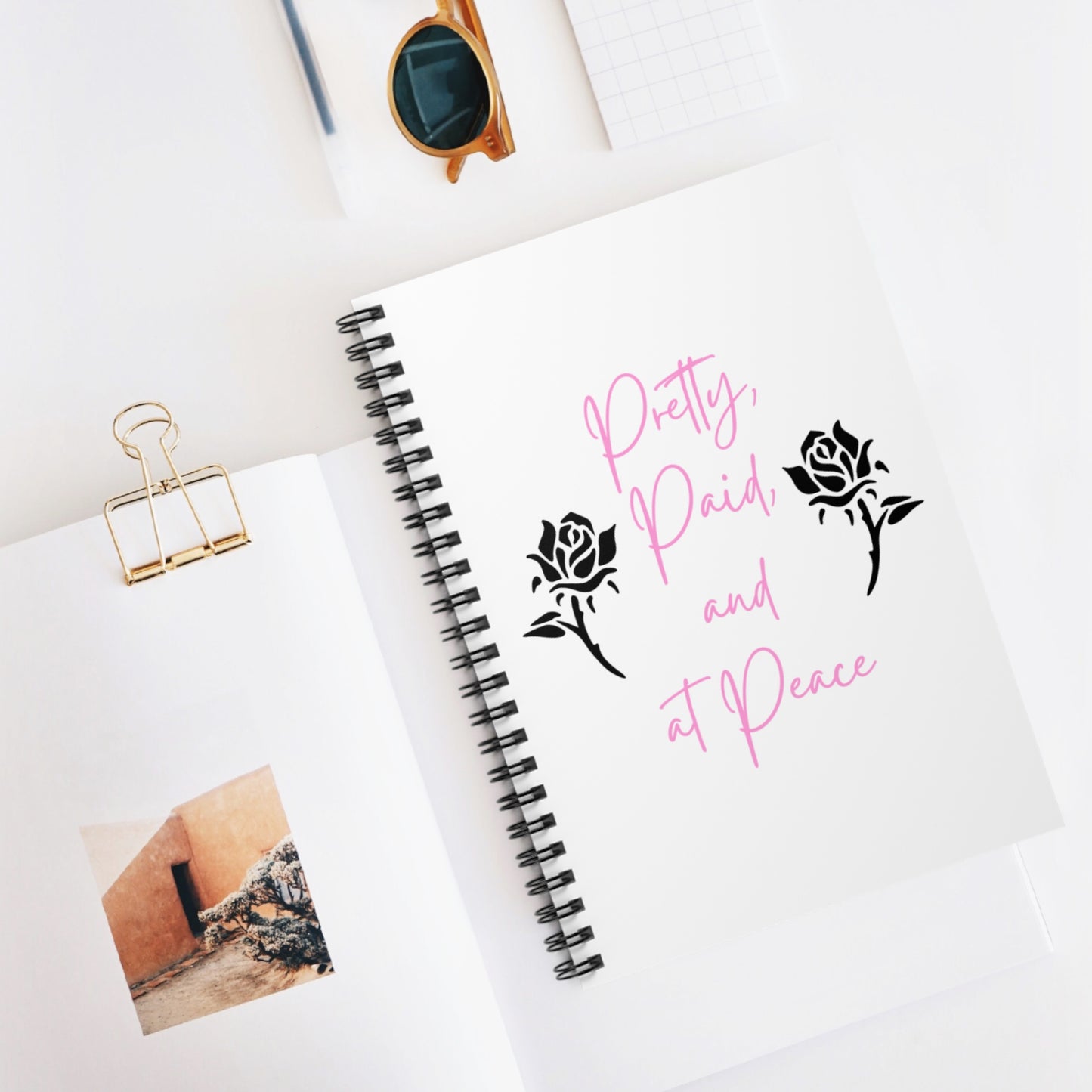 Floral Spiral Notebook